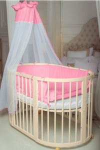 Кроватка-трансформер "ComfortBaby SmartGrow 8в1" (Цвет: слоновая кость)
