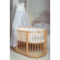 Кроватка-трансформер "ComfortBaby SmartGrow 8в1" (Цвет: натуральный бук)
